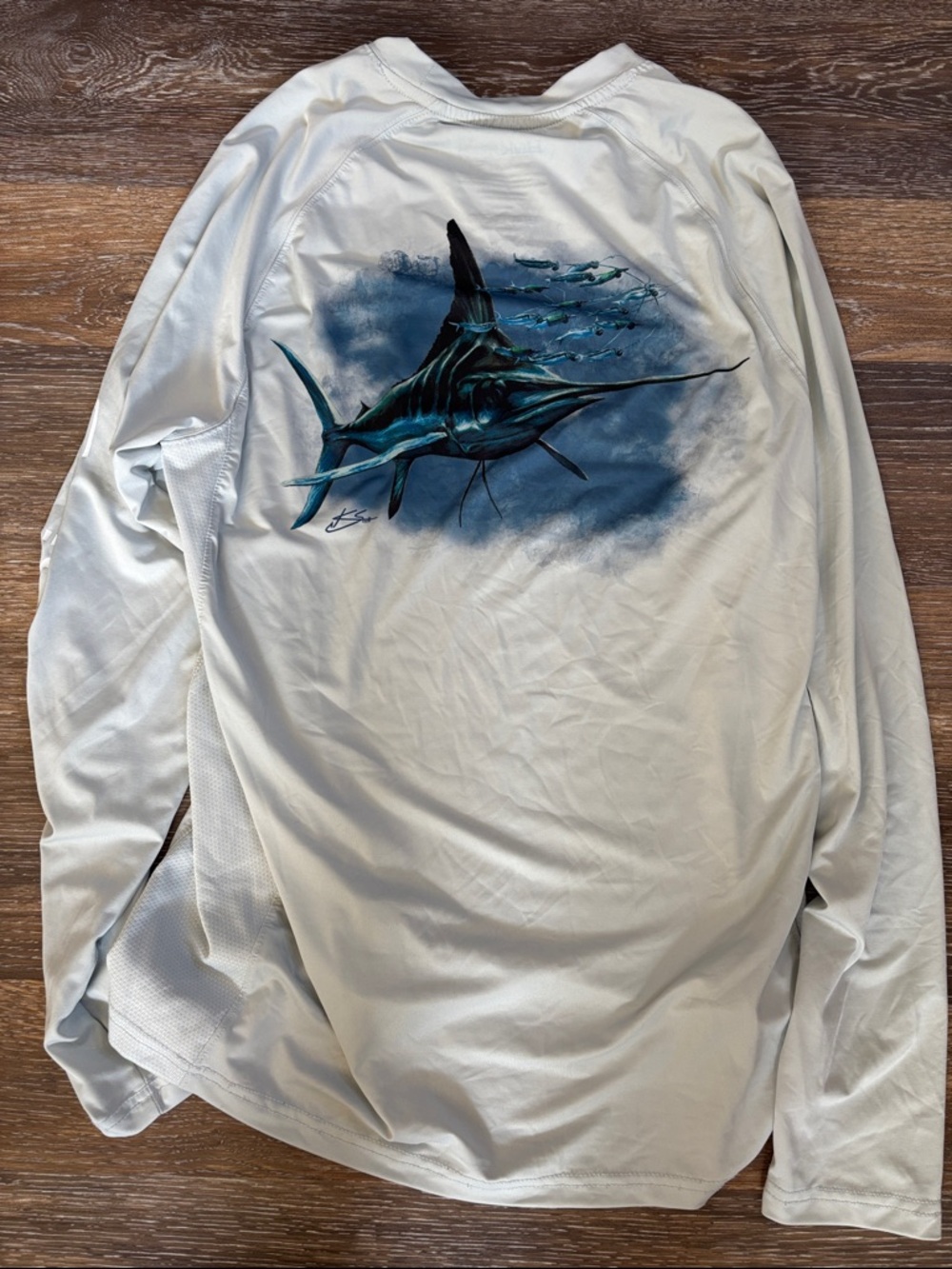 Huk Performance Long Sleeve Shirt - Light Gray - Picture 3 of 3